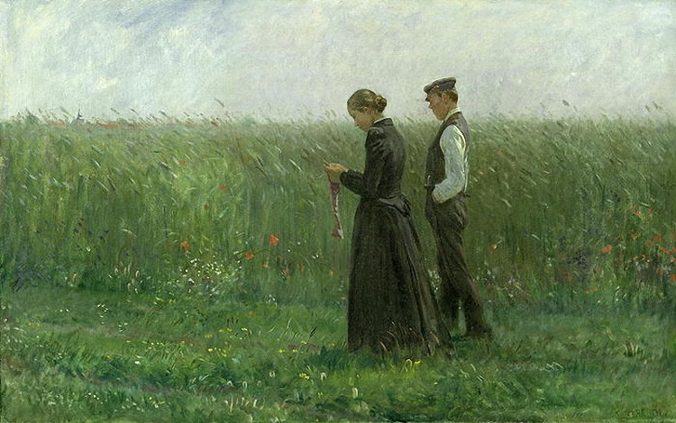 Sunday Afternoon by Leopold Graf von Kalckreuth, 1893
